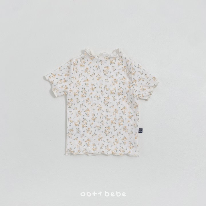 Oott Bebe - Korean Children Fashion - #childofig - Daisy Frill Tee - 5