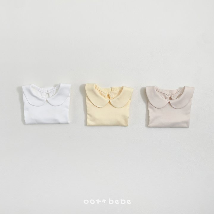 Oott Bebe - Korean Children Fashion - #childrensboutique - Lovely Collar Tee - 10