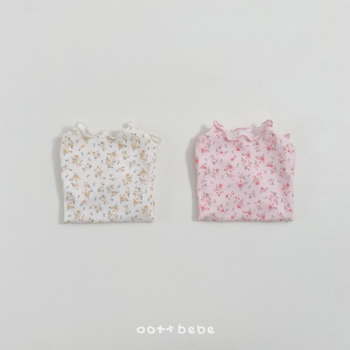Oott Bebe - Korean Children Fashion - #kidsshorts - Daisy Frill Tee - 10