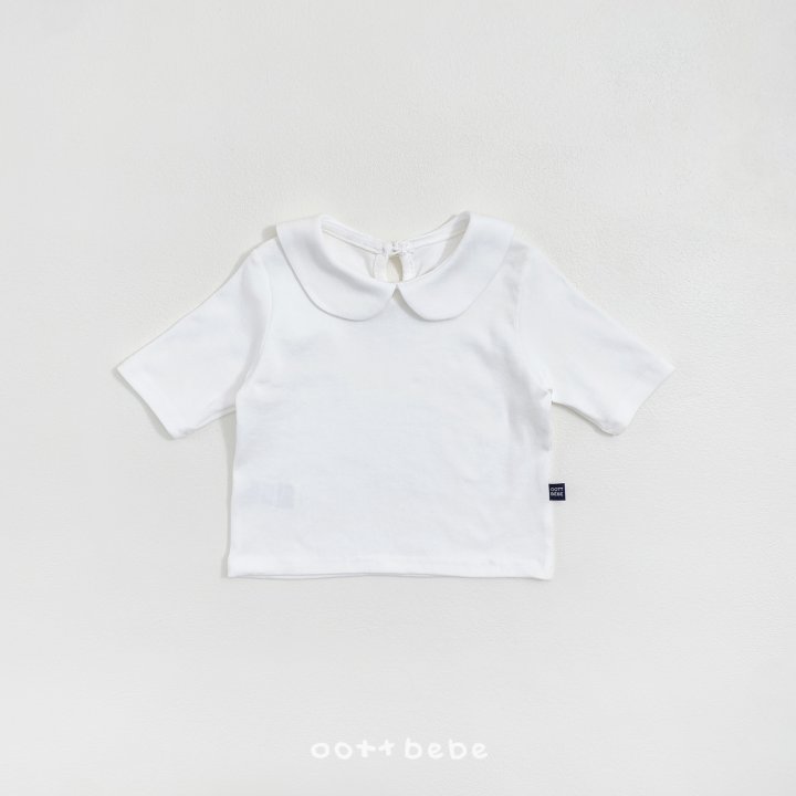 Oott Bebe - Korean Children Fashion - #minifashionista - Lovely Collar Tee - 6