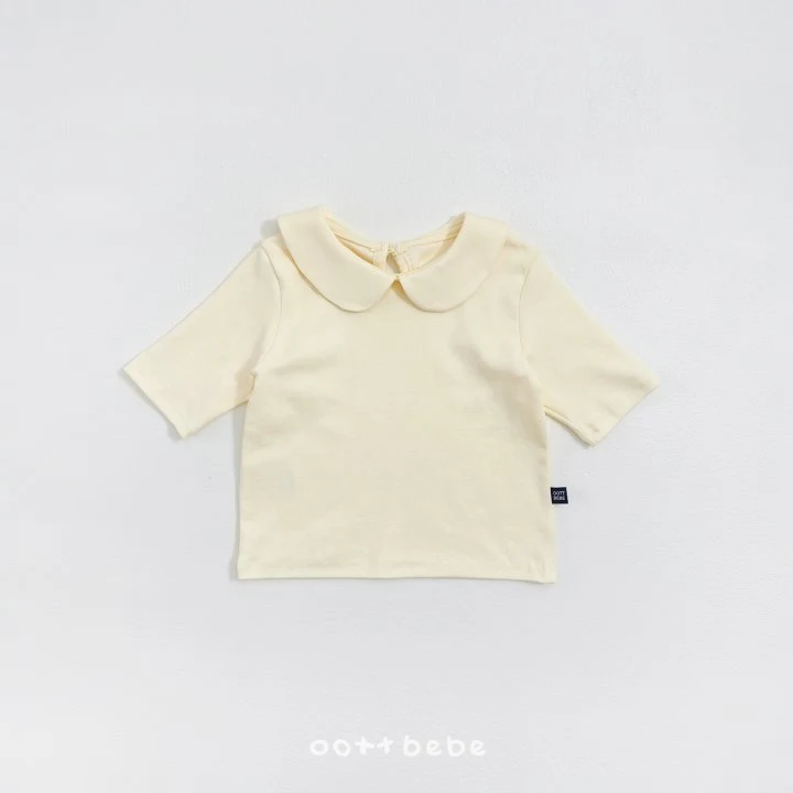 Oott Bebe - Korean Children Fashion - #prettylittlegirls - Lovely Collar Tee - 7