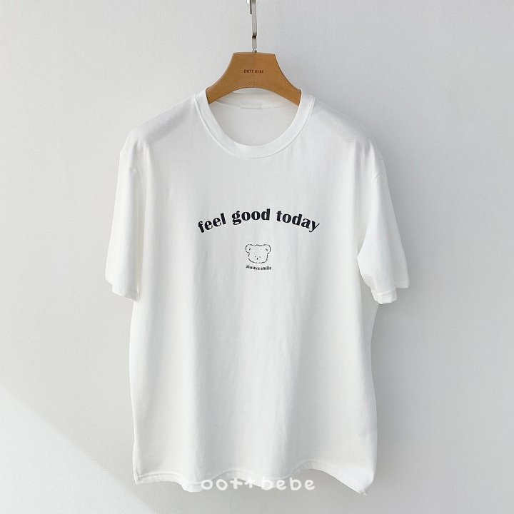 Oott Bebe - Korean Women Fashion - #momslook - Good Day Tee (Adult) - 2
