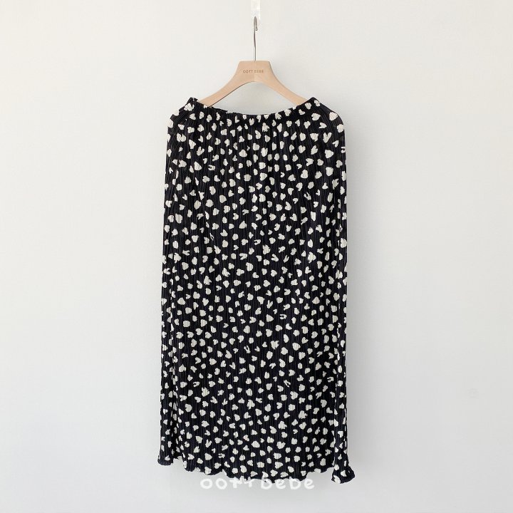 Oott Bebe - Korean Women Fashion - #womensfashion - Petite Leopard Pleated Skirt (Mom) - 8