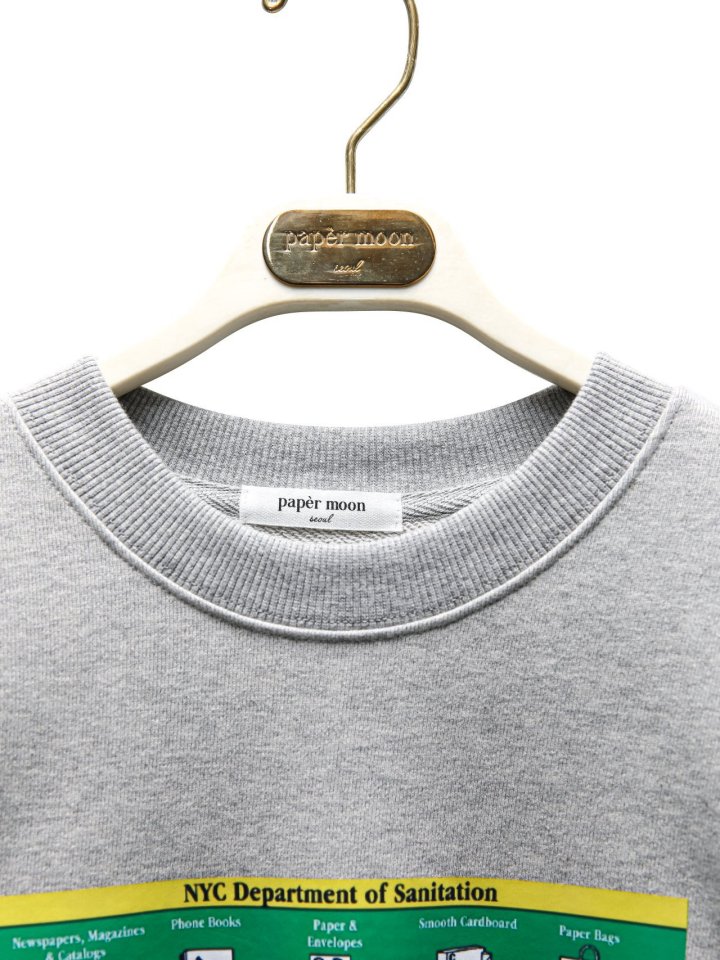 Paper Moon - Korean Women Fashion - #momslook - RECYCLING Film Print Sweatshirt - 6