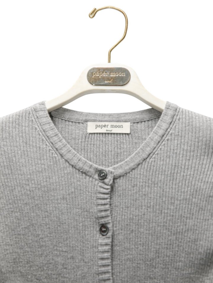 Paper Moon - Korean Women Fashion - #momslook - Ribbed Button Down Knit Cardigan - 7
