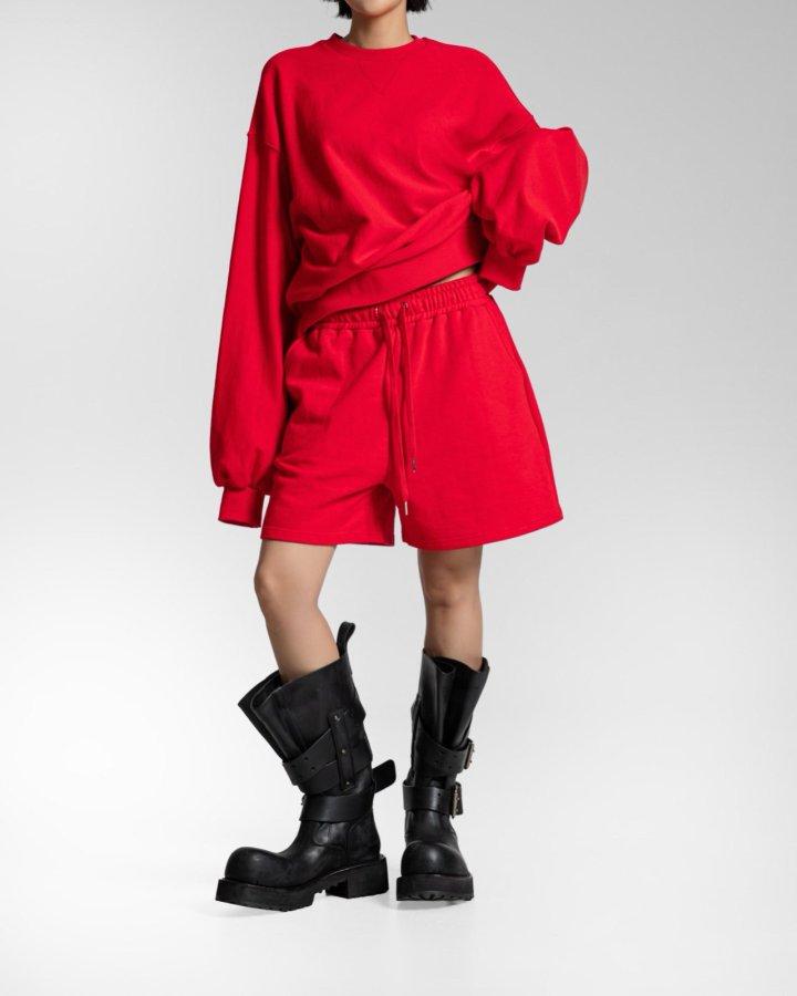 Paper Moon - Korean Women Fashion - #momslook - Heritage Sweat Short