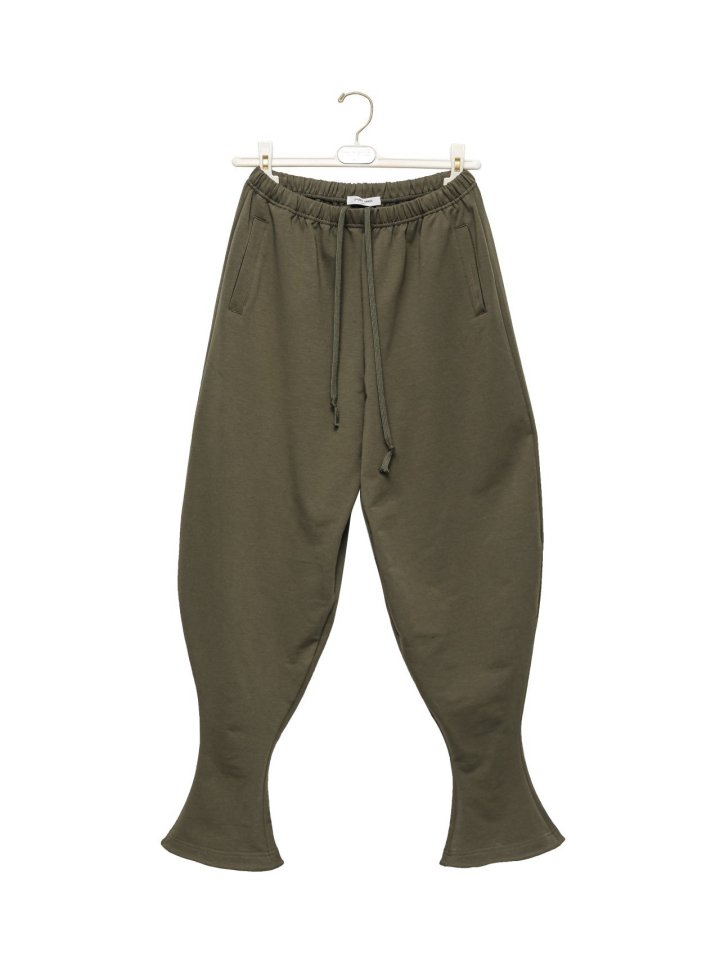 Paper Moon - Korean Women Fashion - #momslook - Curved Balloon Leg Jersey Pants - 5