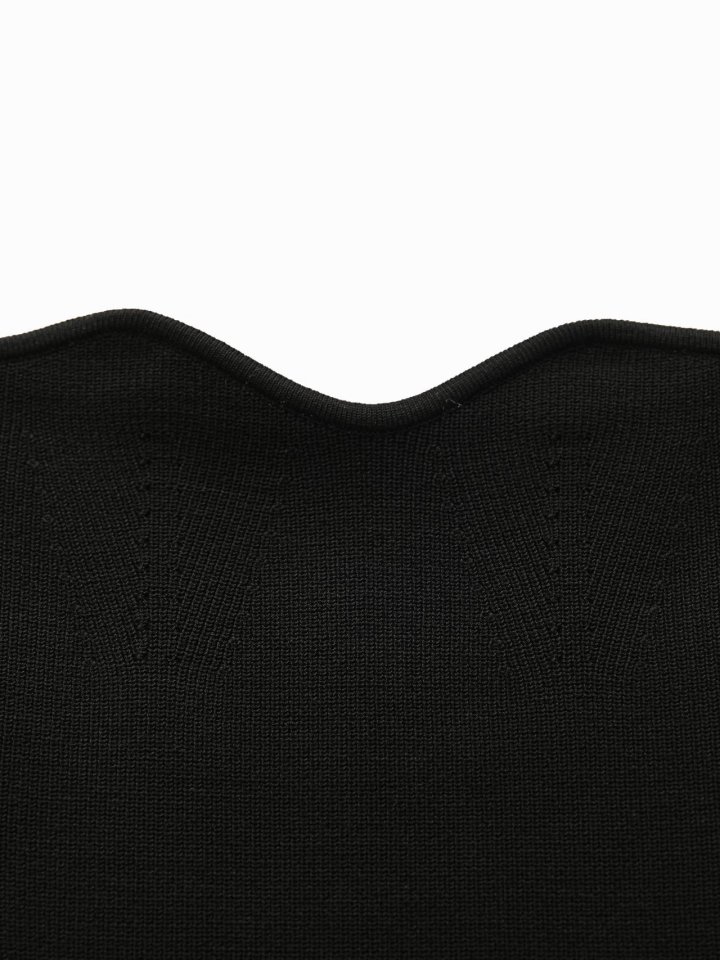 Paper Moon - Korean Women Fashion - #womensfashion - Volume Bust Tube Knit Top - 4