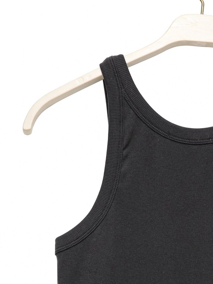 Paper Moon - Korean Women Fashion - #momslook - Sleeveless Rib Jersey Tank Top - 11