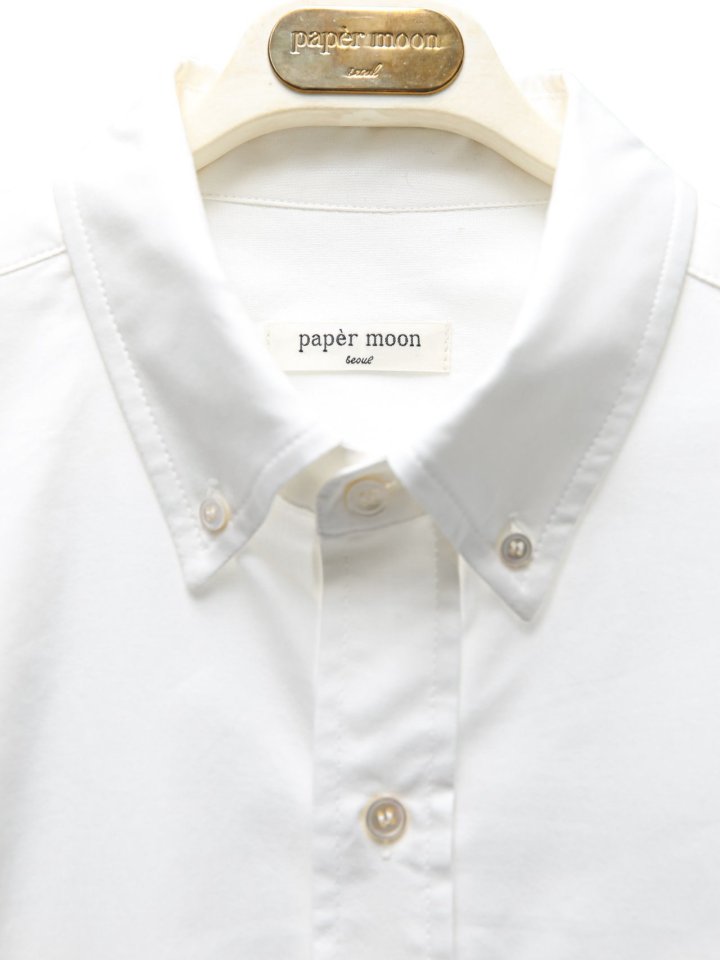 Paper Moon - Korean Women Fashion - #momslook - Classic Oxford Cotton Button Down Shirt - 12