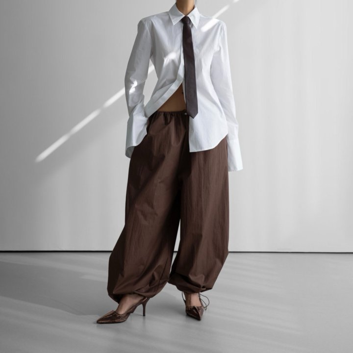 Paper Moon - Korean Women Fashion - #momslook - Slim Fit Long Cuff Shirt - 5