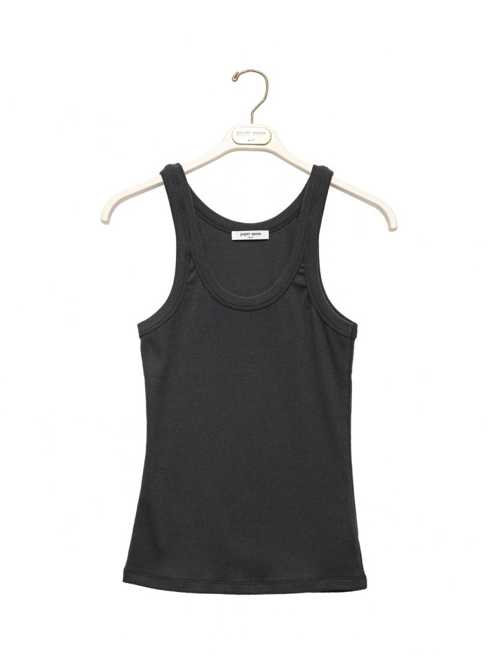 Paper Moon - Korean Women Fashion - #pursuepretty - Sleeveless Rib Jersey Tank Top - 5