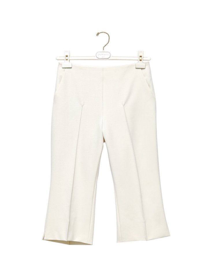 Paper Moon - Korean Women Fashion - #restrostyle - Crease Line Slit Midi Pants - 10