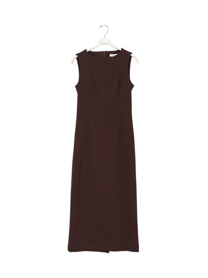 Paper Moon - Korean Women Fashion - #shopsmall - Crepe Pencil Line Midi Sleeveless Kelly Dress - 6