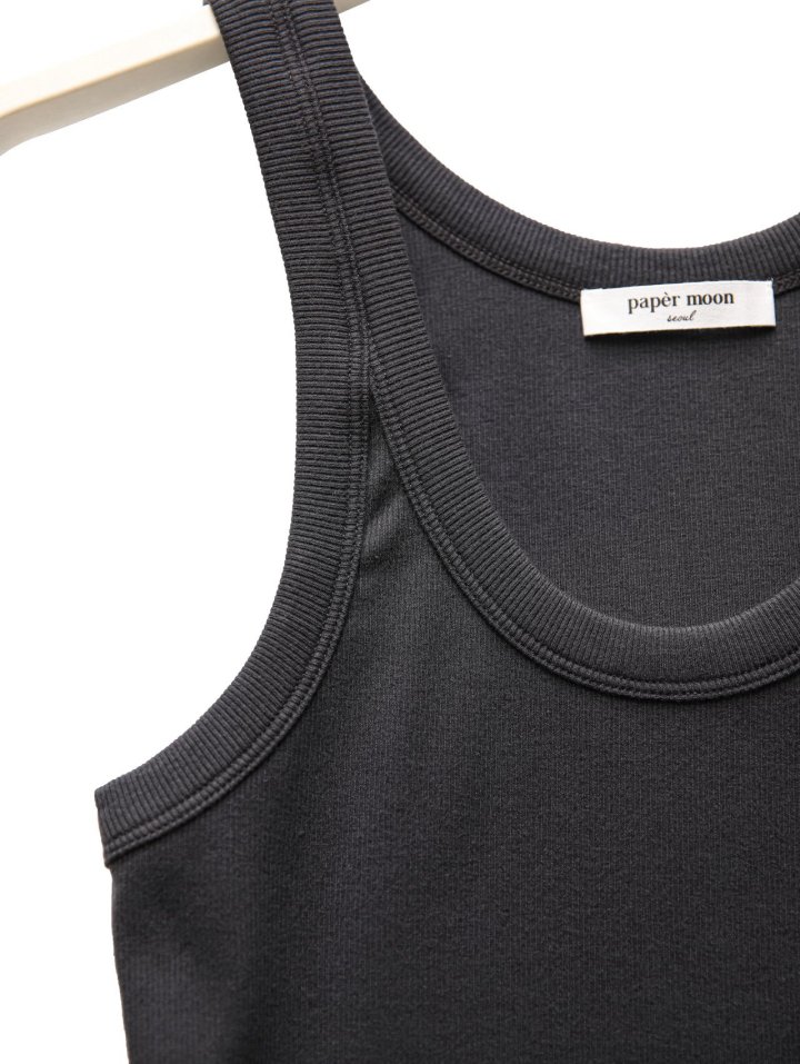 Paper Moon - Korean Women Fashion - #shopsmall - Sleeveless Rib Jersey Tank Top - 8