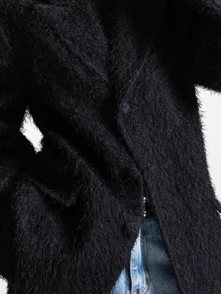 Paper Moon - Korean Women Fashion - #thatsdarling - Classic Hairy Tailored Blazer - 2