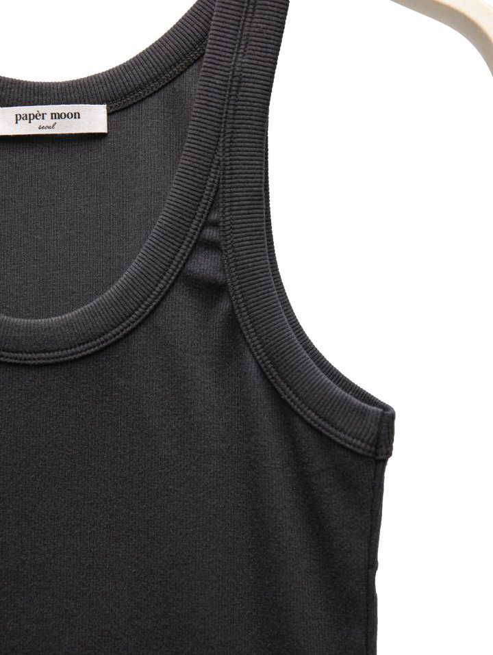 Paper Moon - Korean Women Fashion - #thatsdarling - Sleeveless Rib Jersey Tank Top - 9