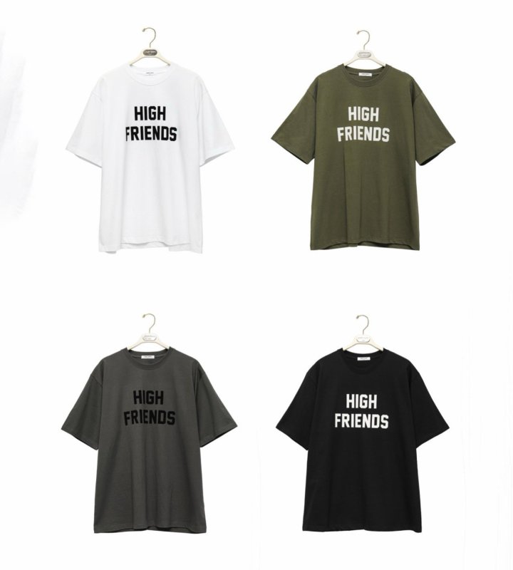 Paper Moon - Korean Women Fashion - #thelittlethings - HIGH FRIENDS Print Tee