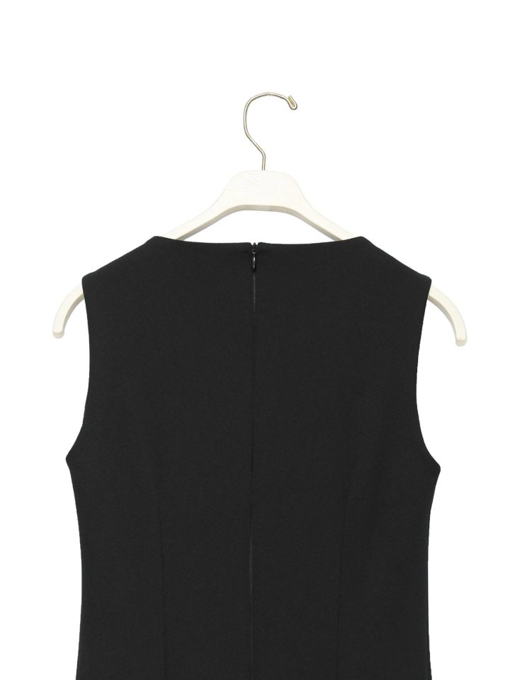 Paper Moon - Korean Women Fashion - #thelittlethings - Crepe Pencil Line Midi Sleeveless Kelly Dress - 12