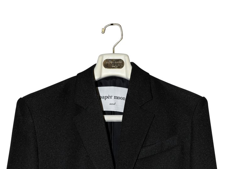 Paper Moon - Korean Women Fashion - #thelittlethings - Squared Shoulder Cut Out Waist Detail Minimal Blazer - 9