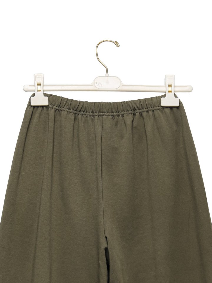 Paper Moon - Korean Women Fashion - #vintagekidsstyle - Curved Balloon Leg Jersey Pants - 12