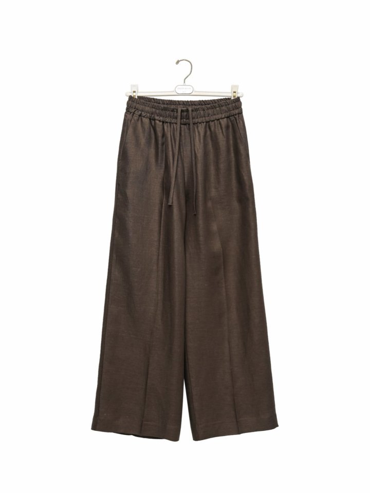 Paper Moon - Korean Women Fashion - #momslook - Linen Drawstring Trousers - 4