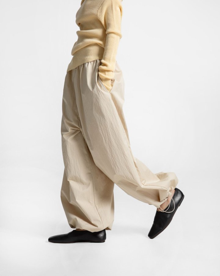 Paper Moon - Korean Women Fashion - #womensfashion - Cotton Balloon Wide Trousers - 7