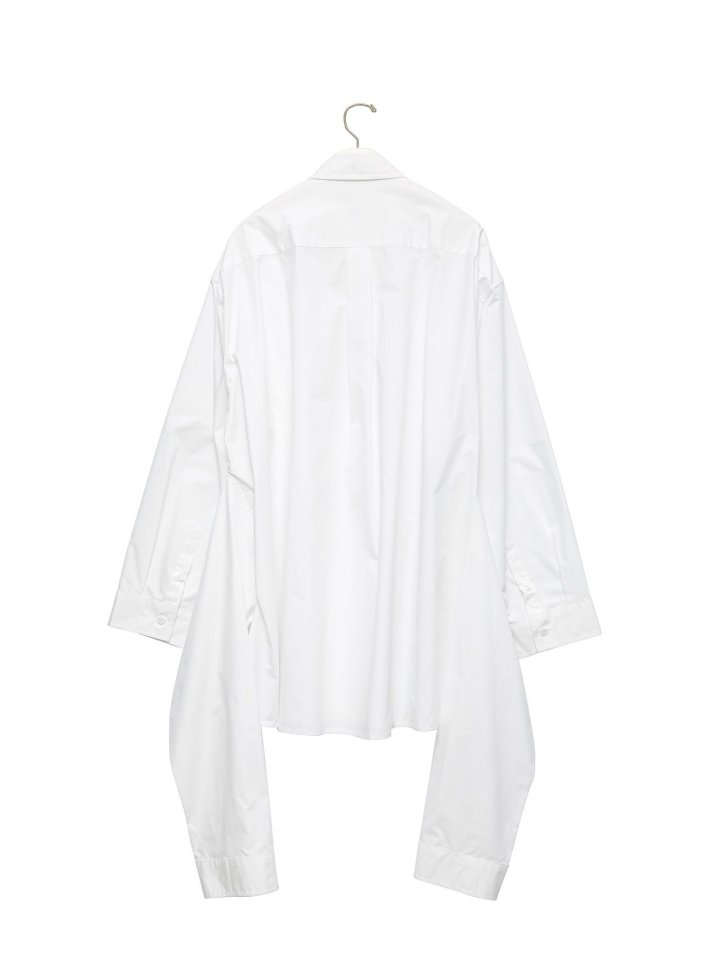 Paper Moon - Korean Women Fashion - #womensfashion - Oversized Knot Sleeved Detail Button Down Shirt Dress - 6
