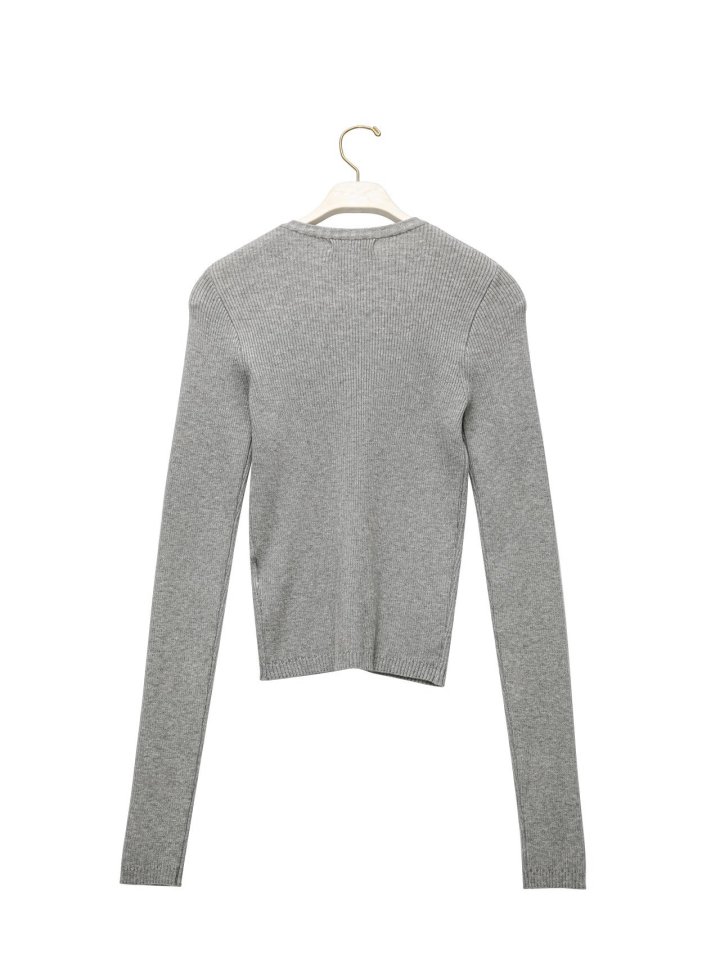 Paper Moon - Korean Women Fashion - #womensfashion - Ribbed Button Down Knit Cardigan - 6