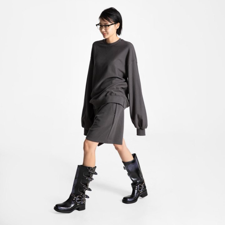 Paper Moon - Korean Women Fashion - #womensfashion - Heritage Sweat Short - 5