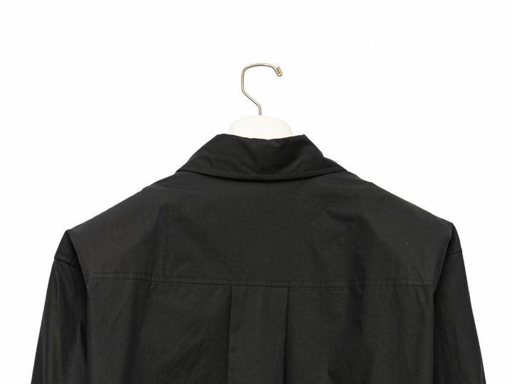Paper Moon - Korean Women Fashion - #womensfashion - Maxi Oversized Padded Shoulder Cotton Button Down Shirt - 12