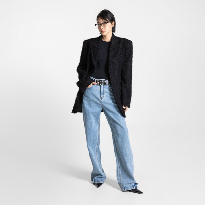 Paper Moon - Korean Women Fashion - #womensfashion - Classic Hairy Tailored Blazer - 5