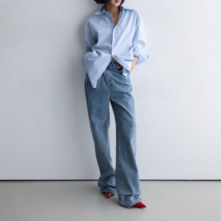 Paper Moon - Korean Women Fashion - #womensfashion - Classic Premium Cotton Button Down Shirt