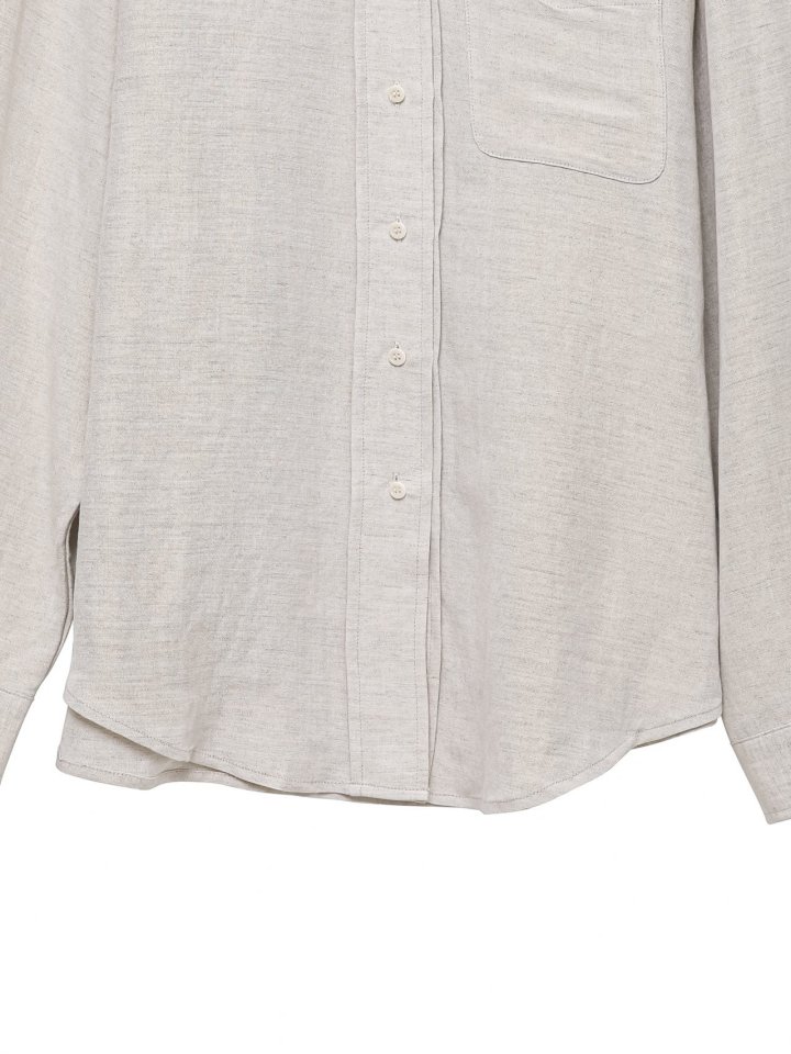 Paper Moon - Korean Women Fashion - #womensfashion - Soft Linen Oversized Button Down Shirt - 8