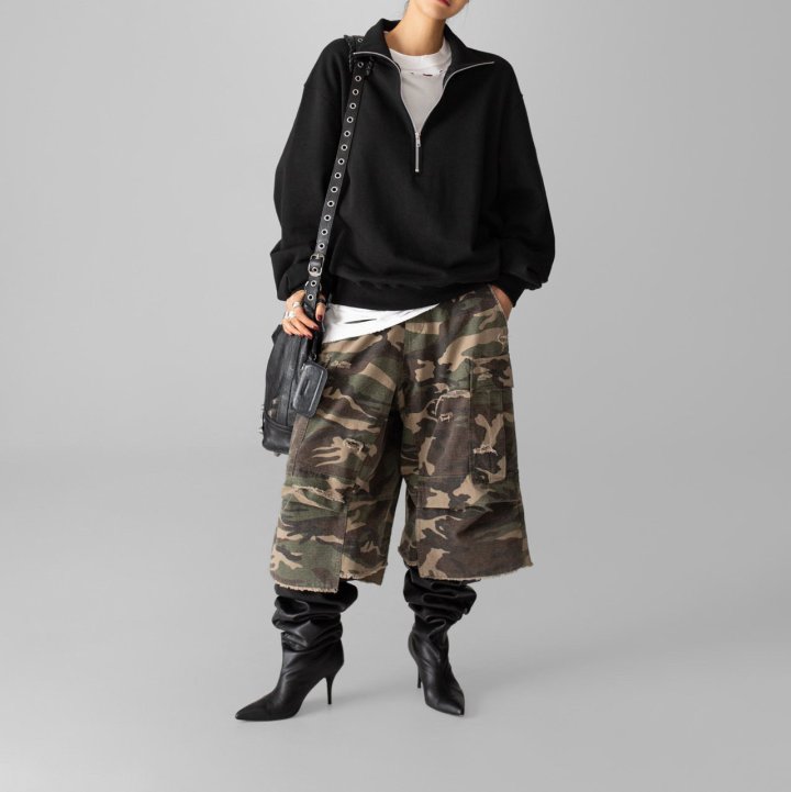 Paper Moon - Korean Women Fashion - #womensfashion - Vintage Cut-Off Bermuda Pants