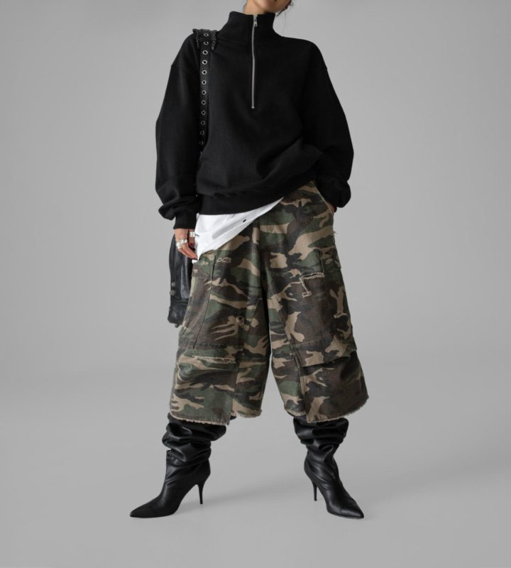 Paper Moon - Korean Women Fashion - #womensfashion - Vintage Cut-Off Bermuda Pants - 5