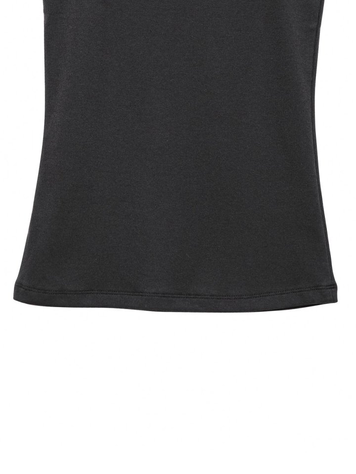 Paper Moon - Korean Women Fashion - #womensfashion - Sleeveless Rib Jersey Tank Top - 12