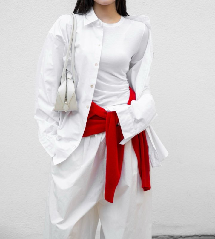 Paper Moon - Korean Women Fashion - #womensfashion - Classic Oxford Cotton Button Down Shirt - 5