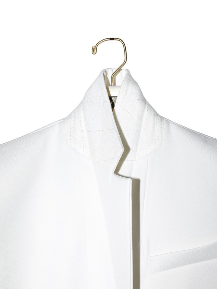 Paper Moon - Korean Women Fashion - #womensfashion - Squared Shoulder Cut Out Waist Detail Minimal Blazer - 12