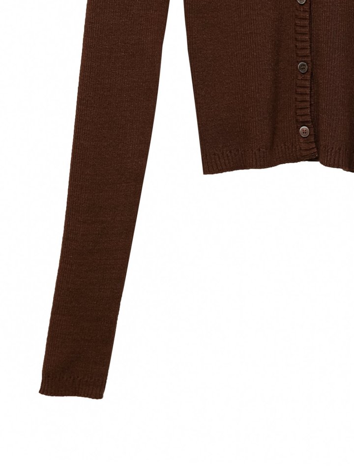 Paper Moon - Korean Women Fashion - #womensfashion - Ribbed Button Down Knit Cardigan - 10