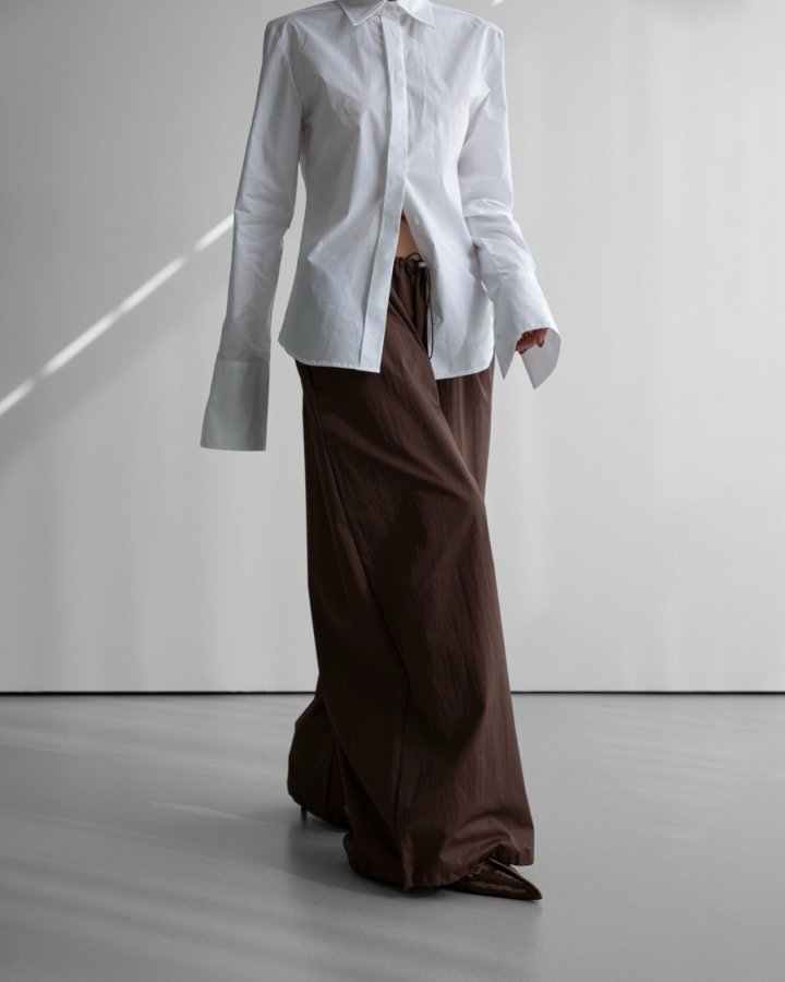 Paper Moon - Korean Women Fashion - #womensfashion - Cotton Balloon Wide Trousers - 3