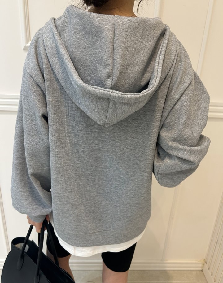 Pearls room - Korean Women Fashion - #womensfashion - Double Layered Hoodie - 7