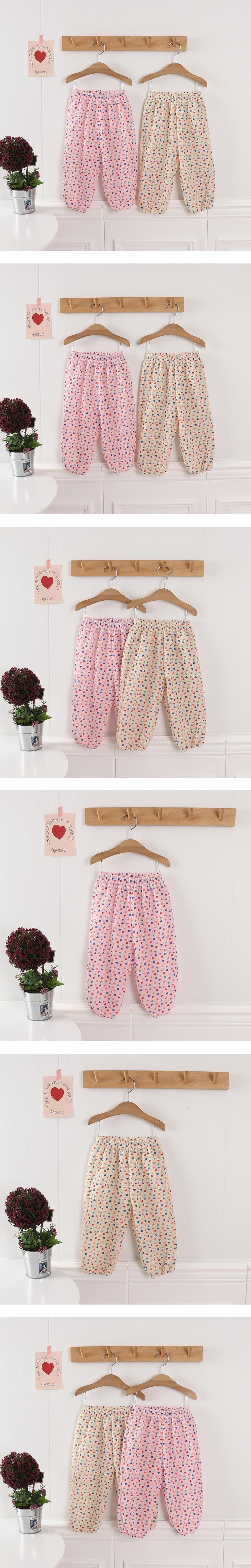 Pepper Mint - Korean Children Fashion - #childofig - Heart Pants
