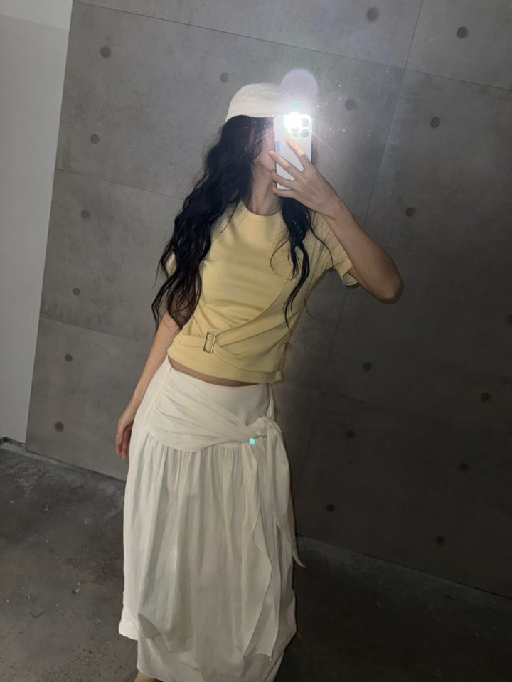 Diagonal Buckle Tee by Rare Closet for Women - view 11