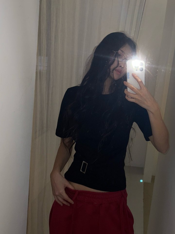 Diagonal Buckle Tee by Rare Closet for Women - view 9