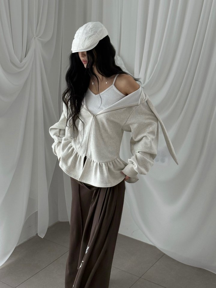 Buffett Hood Zip-Up by Rare Closet for Women - view 10