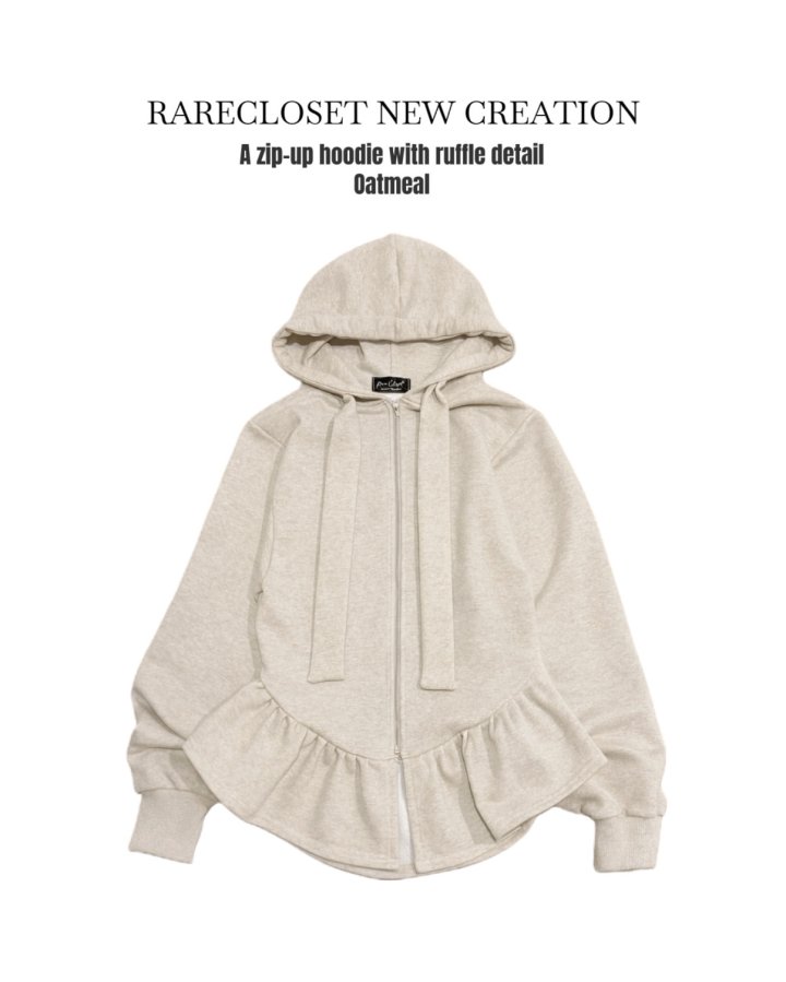 Buffett Hood Zip-Up by Rare Closet for Women - view 8