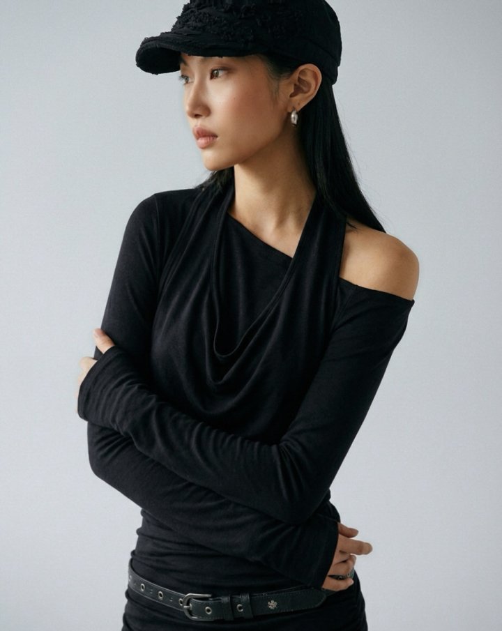 Drape Flare One-piece by Rare Closet for Women - view 2