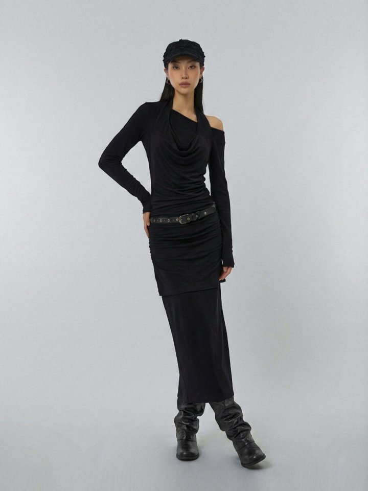 Drape Flare One-piece by Rare Closet for Women - view 4