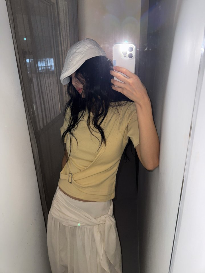 Diagonal Buckle Tee by Rare Closet for Women - view 10